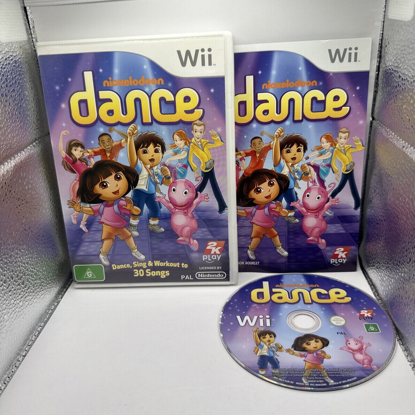 Nickelodeon Dance • Nintendo Wii Game + Manual (2011) PAL AUS • Complete CIB