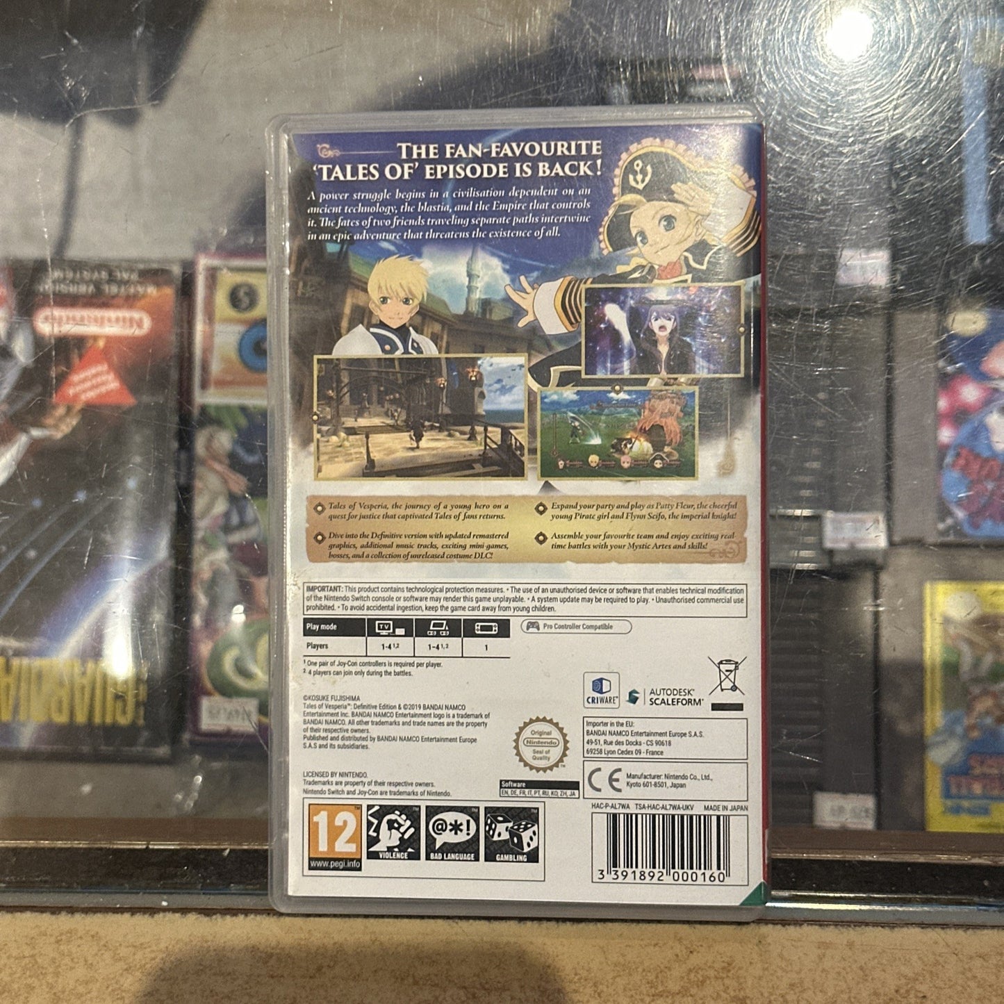 Tales of Vesperia: Definitive Edition • Nintendo Switch Game (2019) Bandai Namco