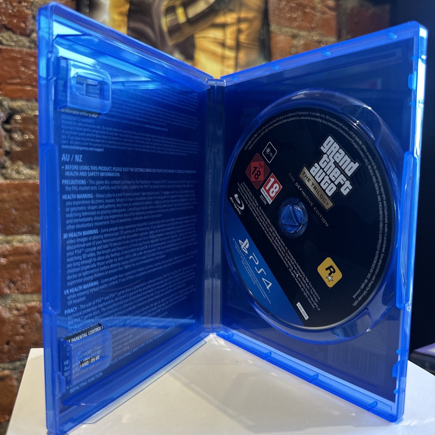 Grand Theft Auto The Trilogy The Definitive Edition • PlayStation 4 PS4 Game GTA