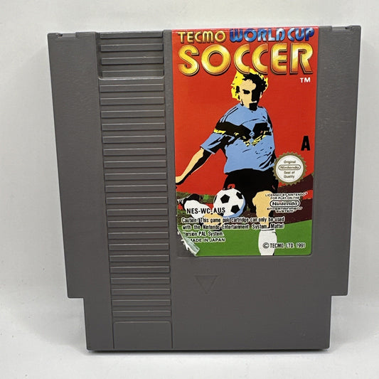 Tecmo World Cup Soccer • Nintendo NES Game (1991) PAL • Cartridge Only
