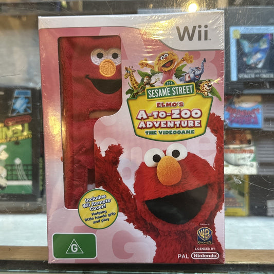 Sesame Street: Elmo’s A-To-Zoo Adventure Nintendo Wii Game (2010) SEALED/NEW PAL