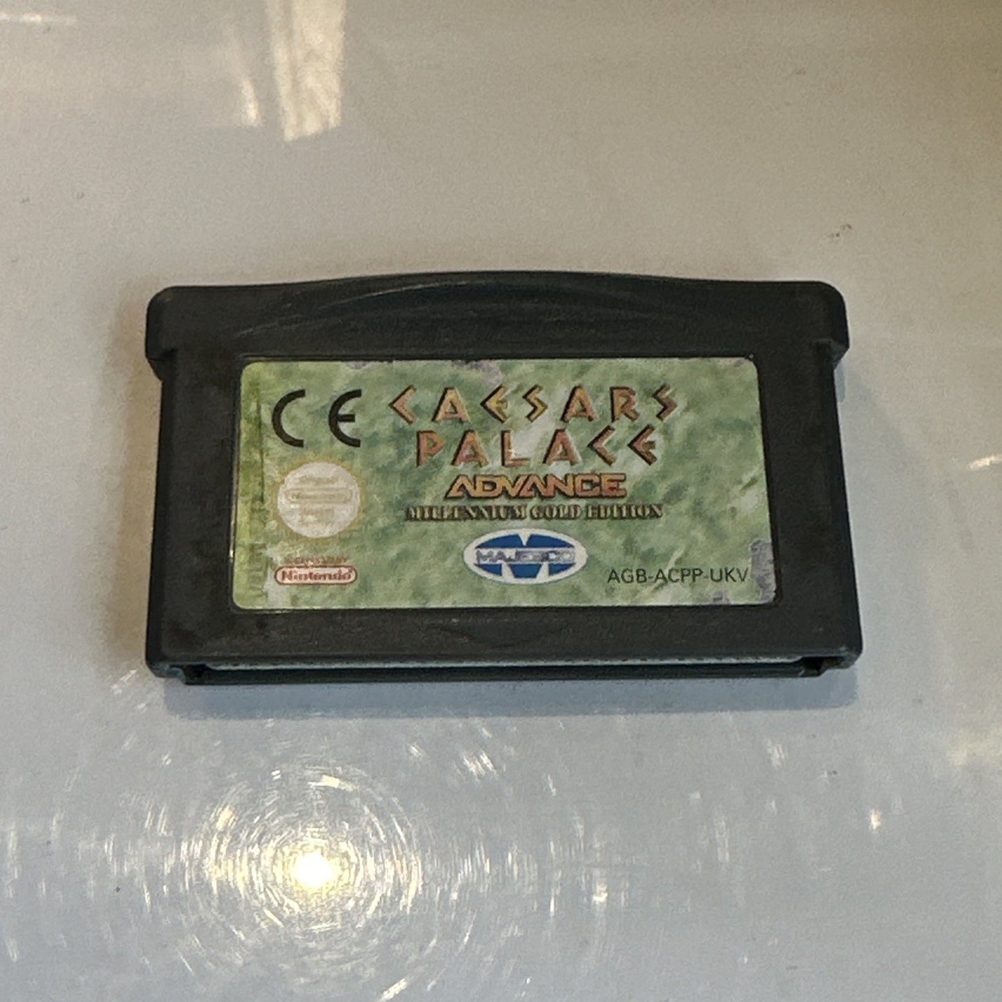Caersars Palace: Millennium Gold Edition • Game Boy Advance (2001) GBA Cart Only