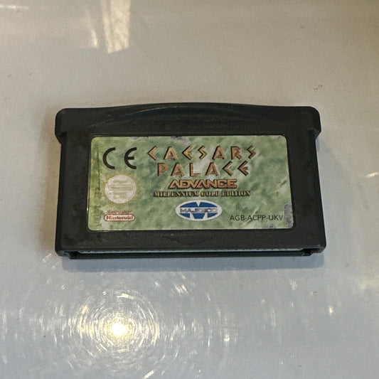 Caersars Palace: Millennium Gold Edition • Game Boy Advance (2001) GBA Cart Only