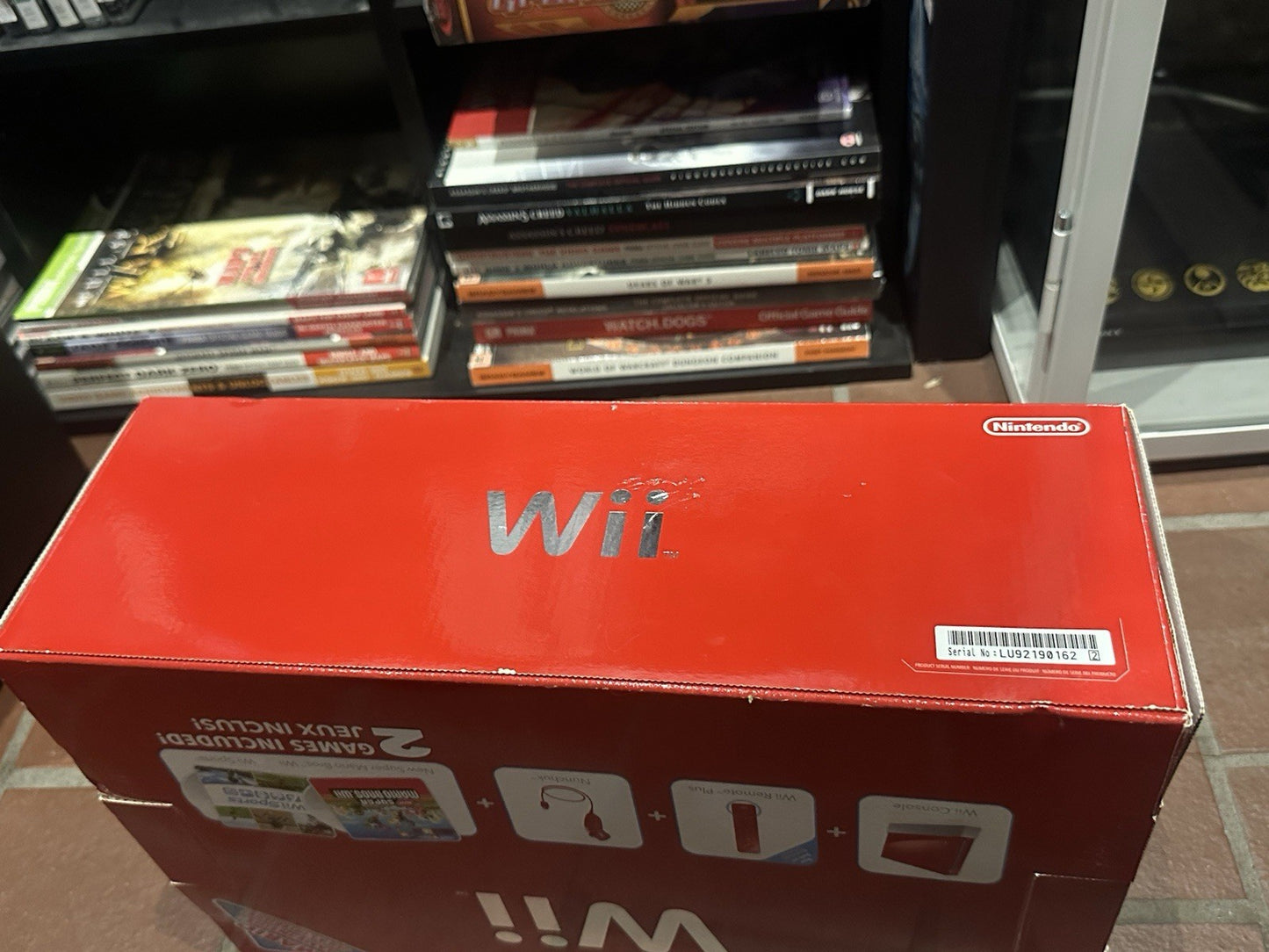 RedNintendo Wii Console Super Mario Bros 25th Anniversary Edition NTSC Complete