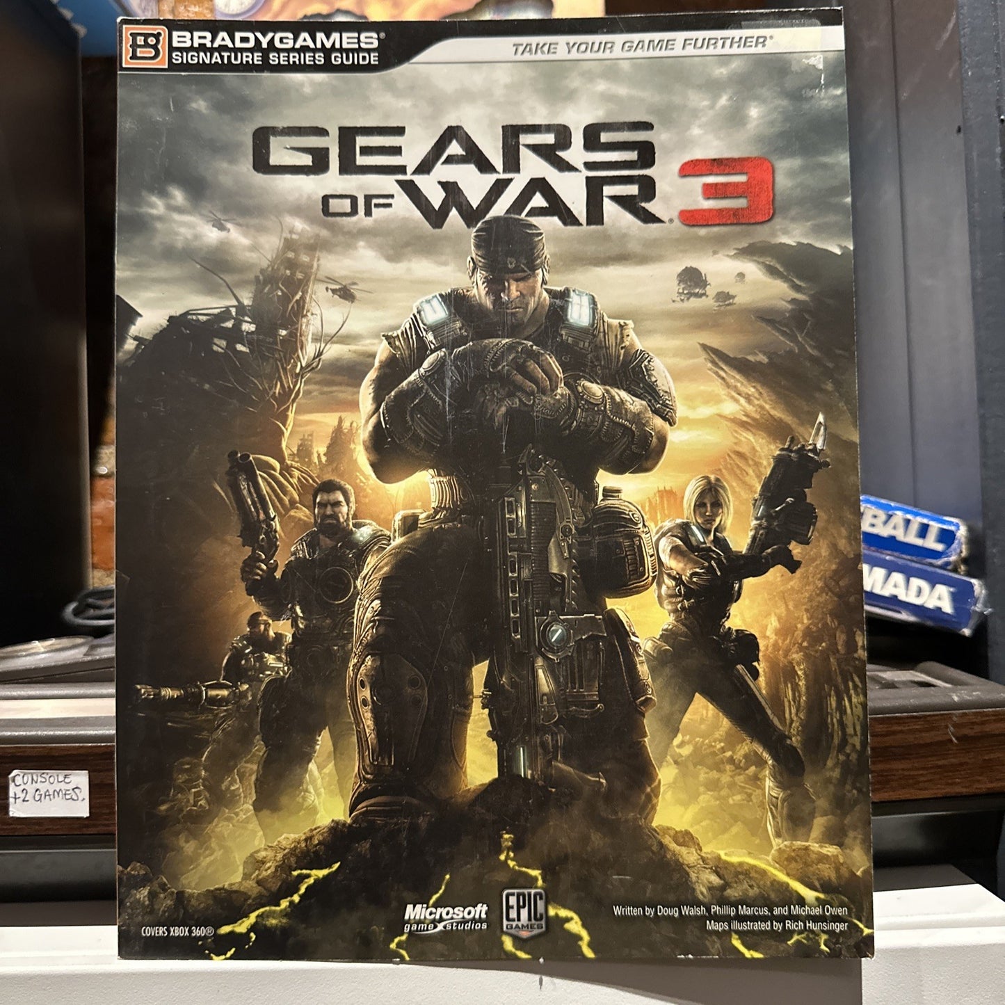 Gears of War 3 Official Game Strategy Guide Book Paperback (2011) BradyGames