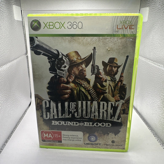 Call of Juarez: Bound in Blood • Xbox 360 Game (2009) PAL AUS • Ubisoft
