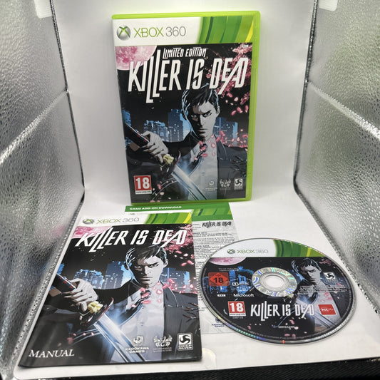 Killer Is Dead • Xbox 360 Game + Manual (2013) PAL • Complete CIB • Suda51