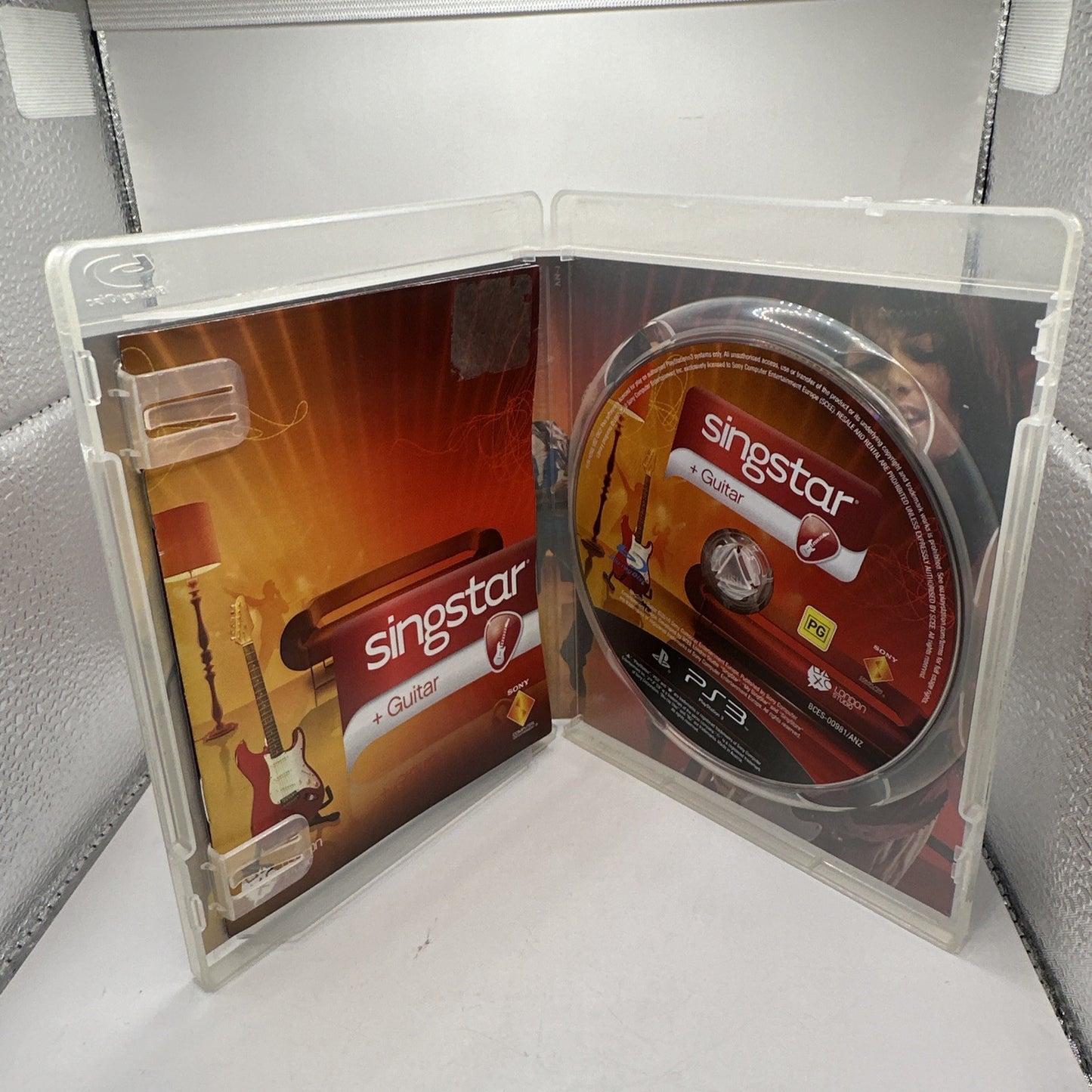 SingStar Guitar • PlayStation 3 PS3 Game + Manual (2010) Singing Karaoke CIB AUS