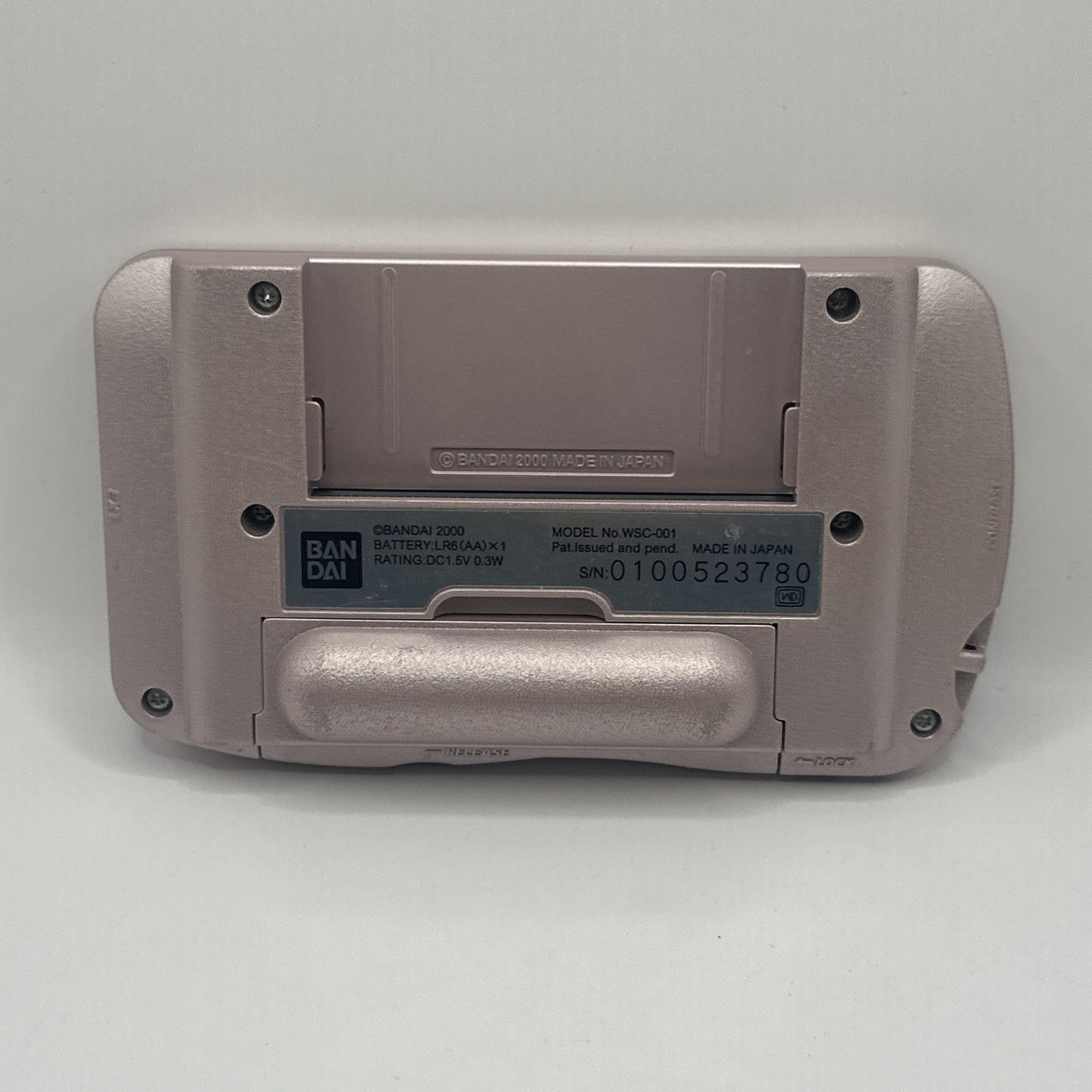 Bandai WonderSwan Color Console ‘Metallic Pearl Pink’ Aussie Seller Japan Import