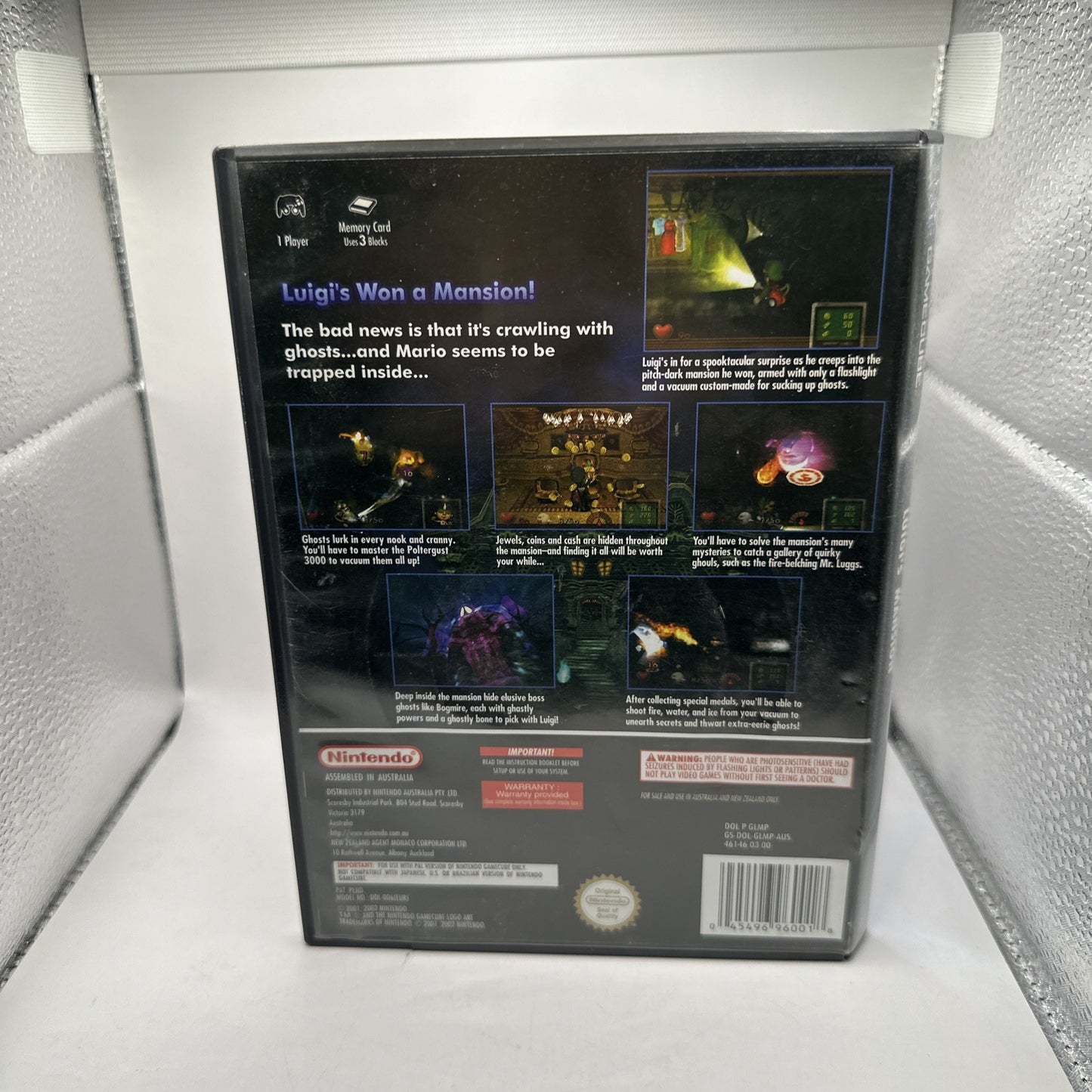 Luigi's Mansion • Nintendo GameCube Game (2001) PAL AUS