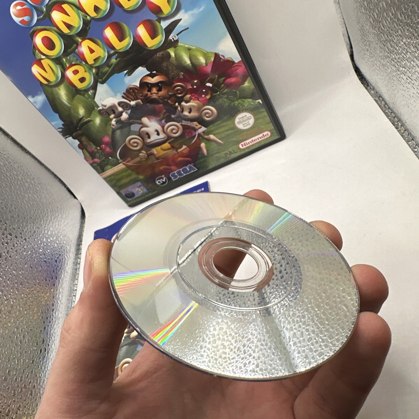 Super Monkey Ball • Nintendo GameCube Game + Manual (2001) PAL • SEGA