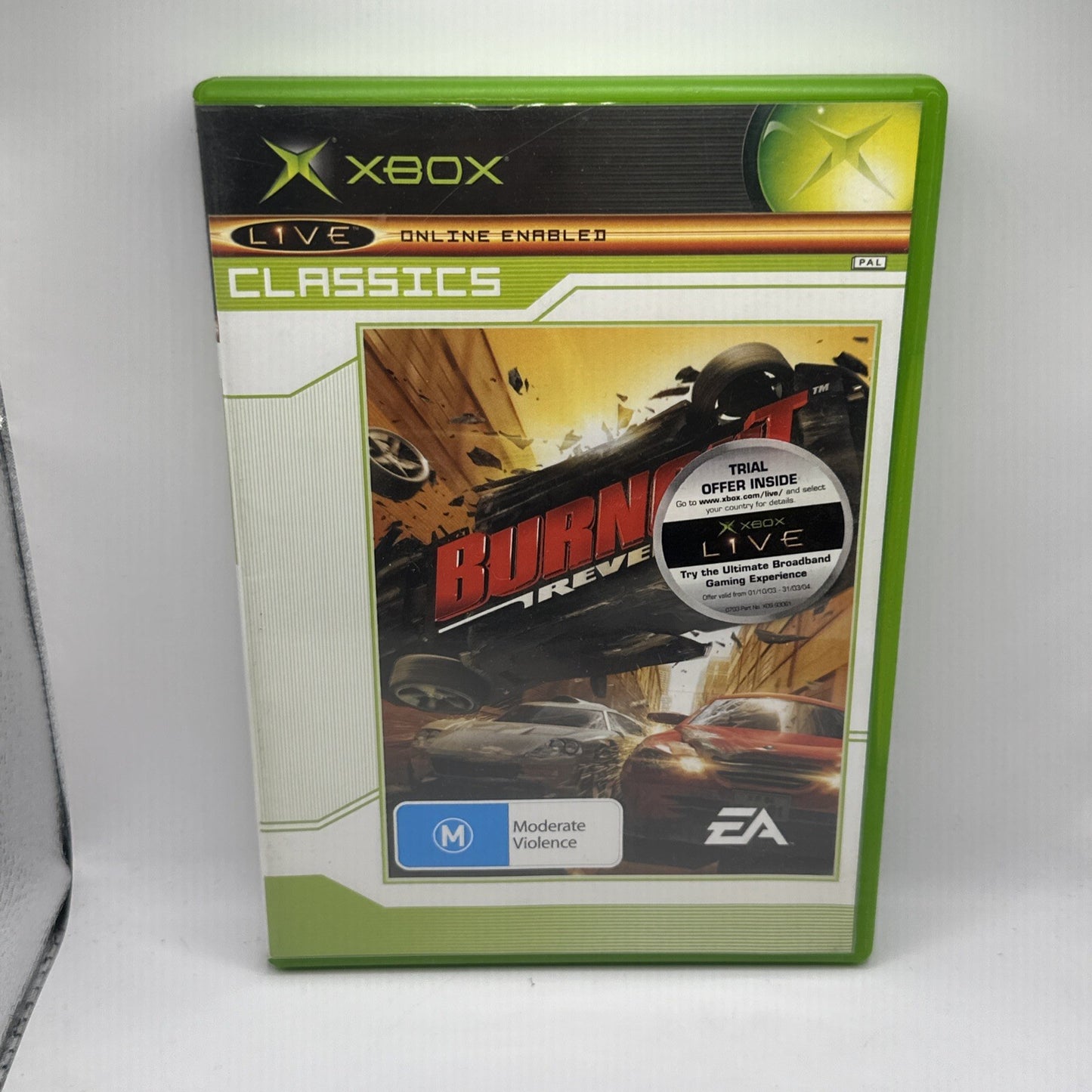Burnout: Revenge • Xbox Original Game (2005) AUS PAL • Car Racing EA • Classics