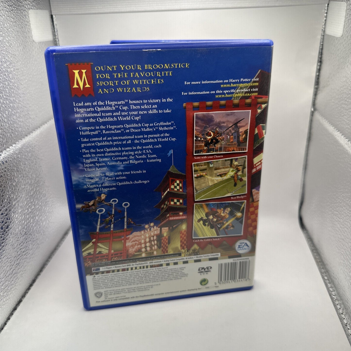 Harry Potter: Quidditch World Cup • Playstation 2 PS2 Game + Manual (2003) PAL