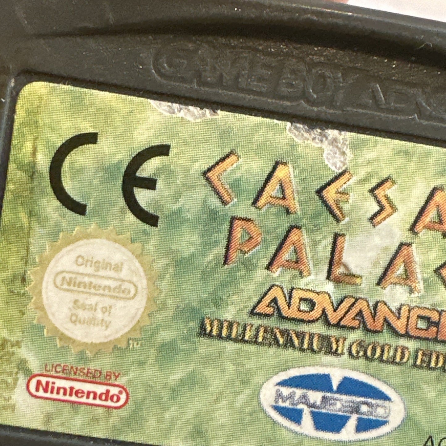 Caersars Palace: Millennium Gold Edition • Game Boy Advance (2001) GBA Cart Only