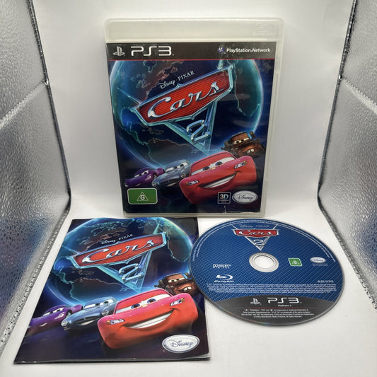 Disney Pixar Cars 2 • PlayStation 3 PS3 Game + Manual (2011) Complete • AUS