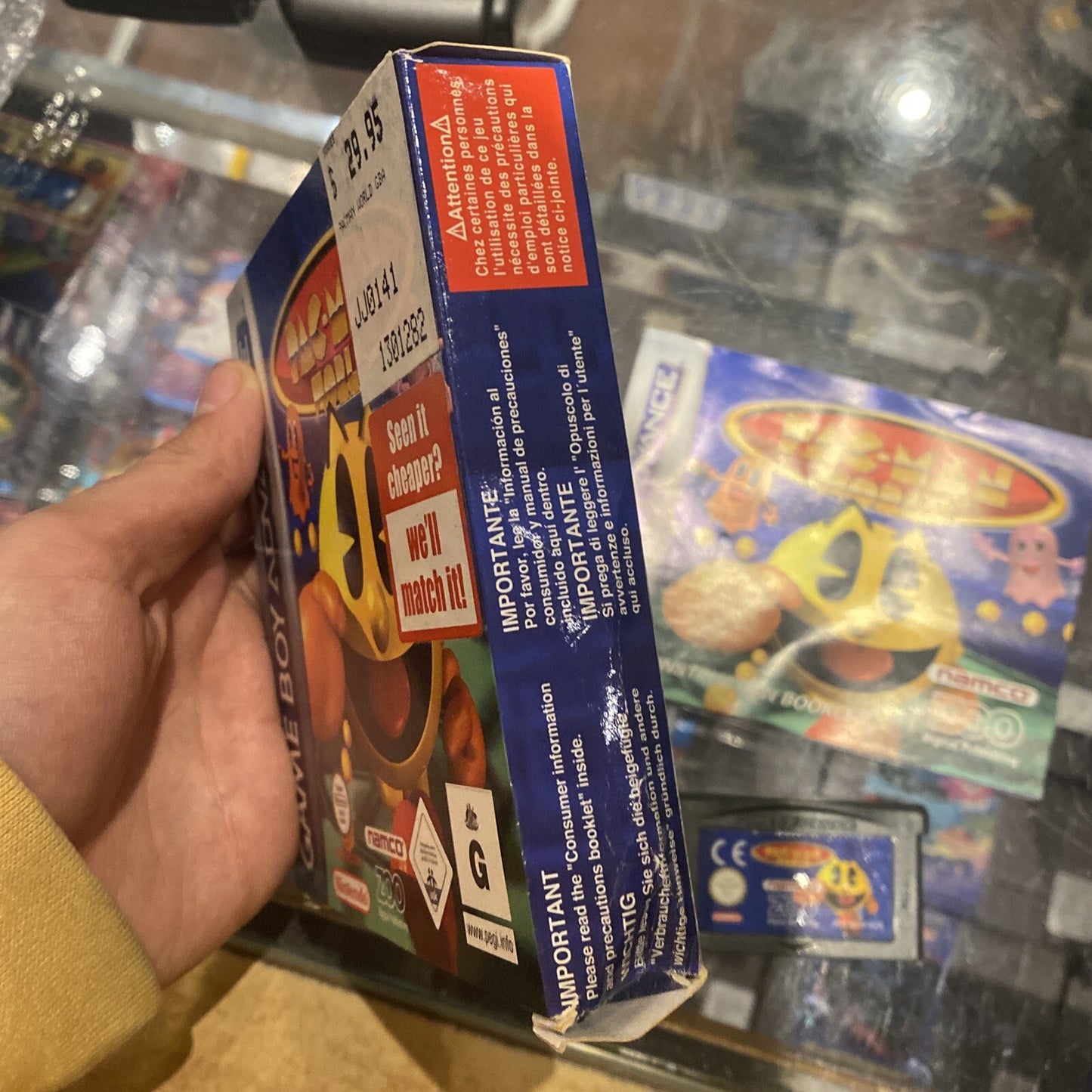 PAC-MAN World Gameboy Advance Game Boxed + Manual • AU PAL • Namco Game Boy