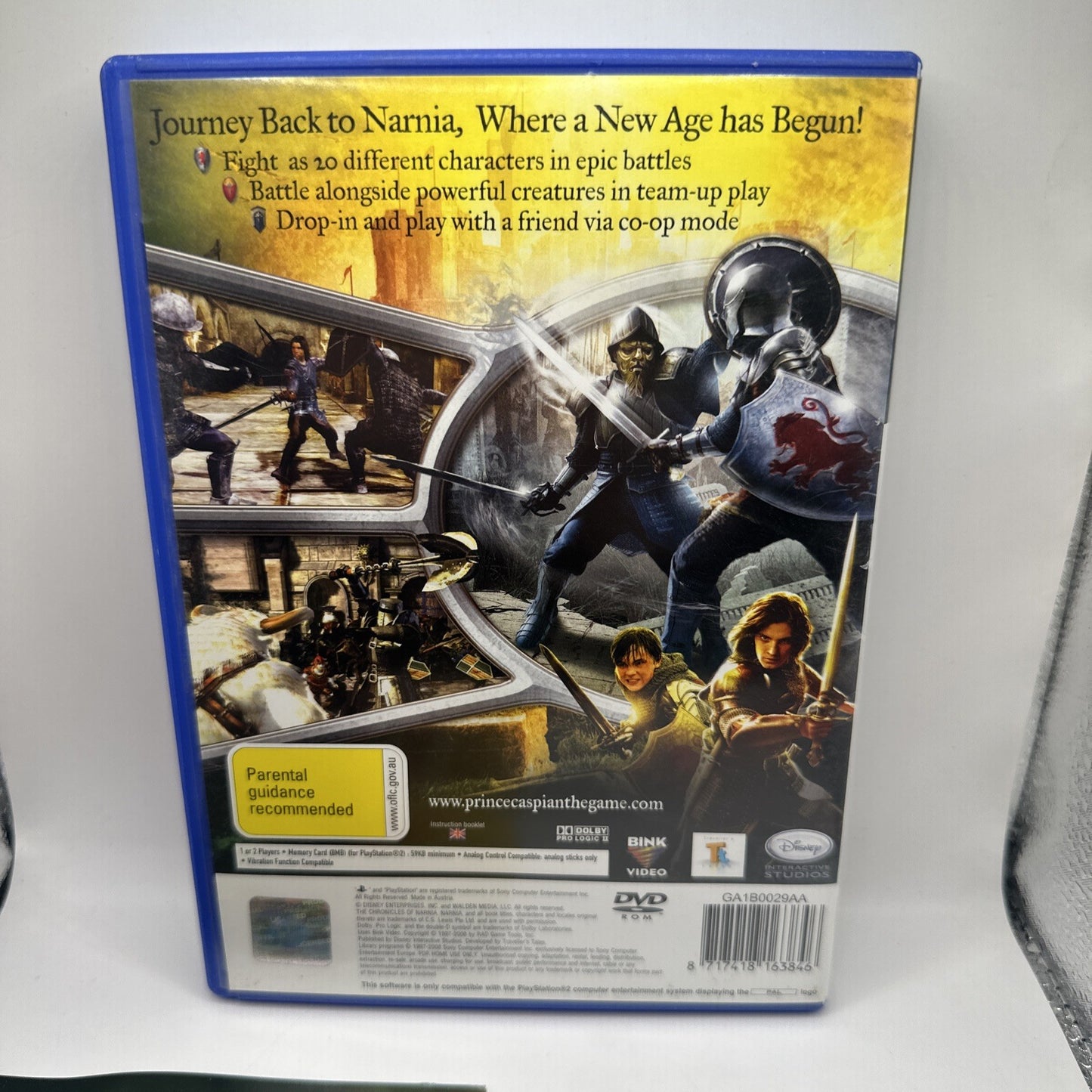 Narnia Price Caspian • PlayStation 2 PS2 Game + Manual (2008) PAL AUS • Complete