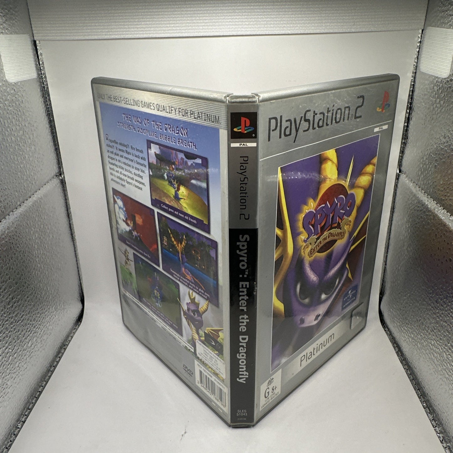 Spyro: Enter The Dragonfly • Sony Playstation 2 PS2 Game + Manual (2002) PAL AUS