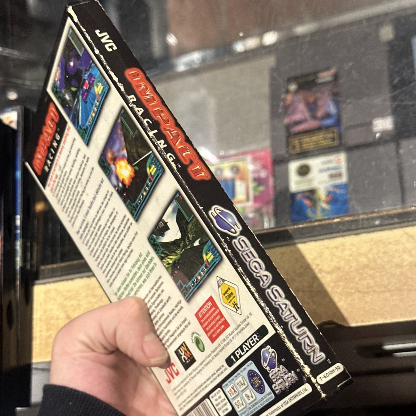 Impact Racing • Sega Saturn Game + Manual PAL (1996) Complete CIB