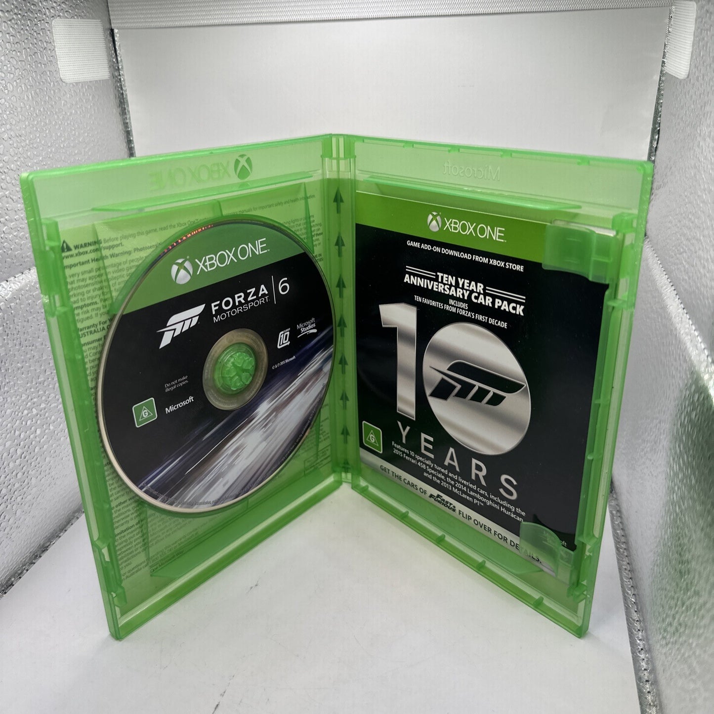 FORZA MOTORSPORT 6 • Xbox One Game (2015) Complete • PAL AUS • Complete