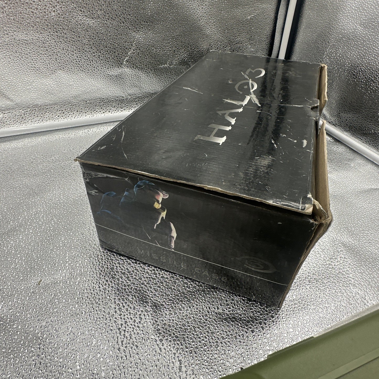 Halo 3 SPNKr Rocket Missile Case Green Plastic Controller Disc/Game/CD Case