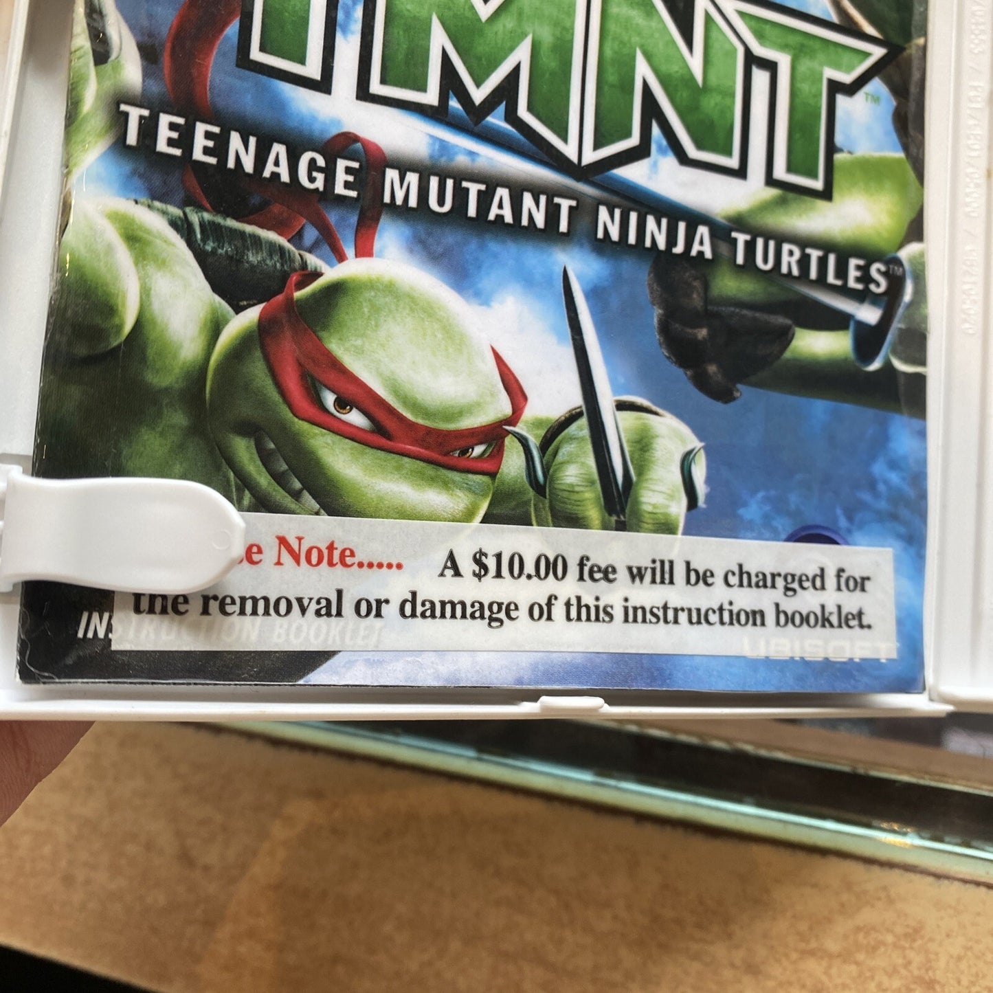 Teenage Mutant Ninja Turtles TMNT Nintendo Wii (2007) AU PAL Tested! • Ex-Rental