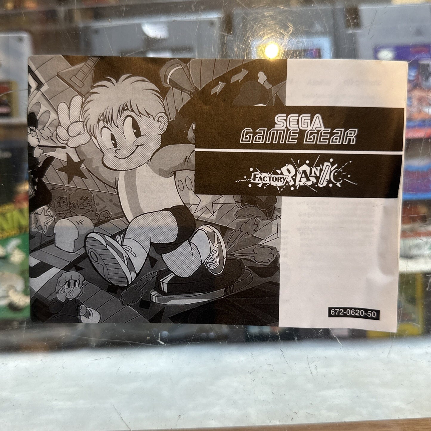 Factory Panic SEGA Game Gear In Box + Manual (1991) Boxed • PAL