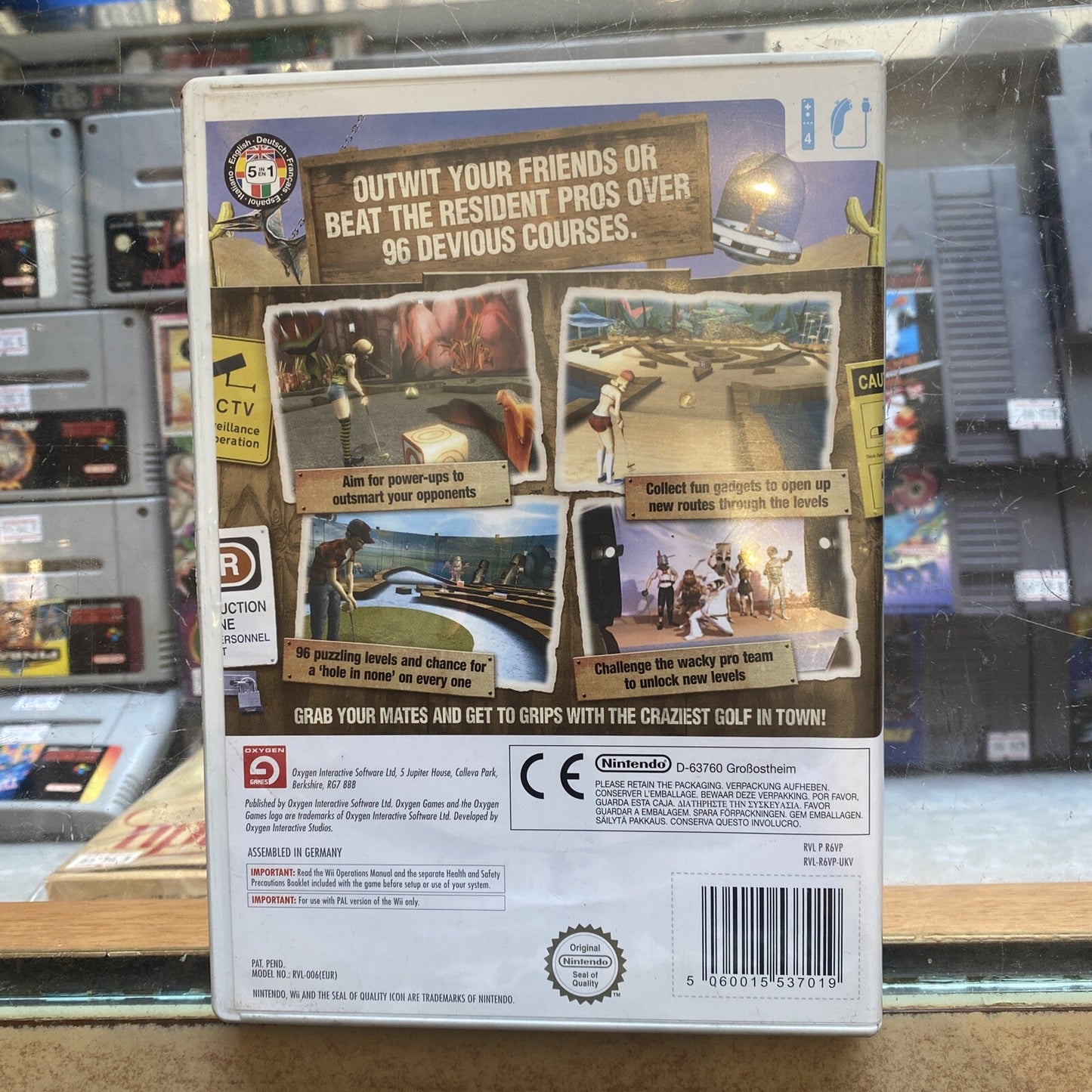 King Of Clubs Nintendo Wii Game + Manual PAL • Golf Wii Games • Oxygen Games