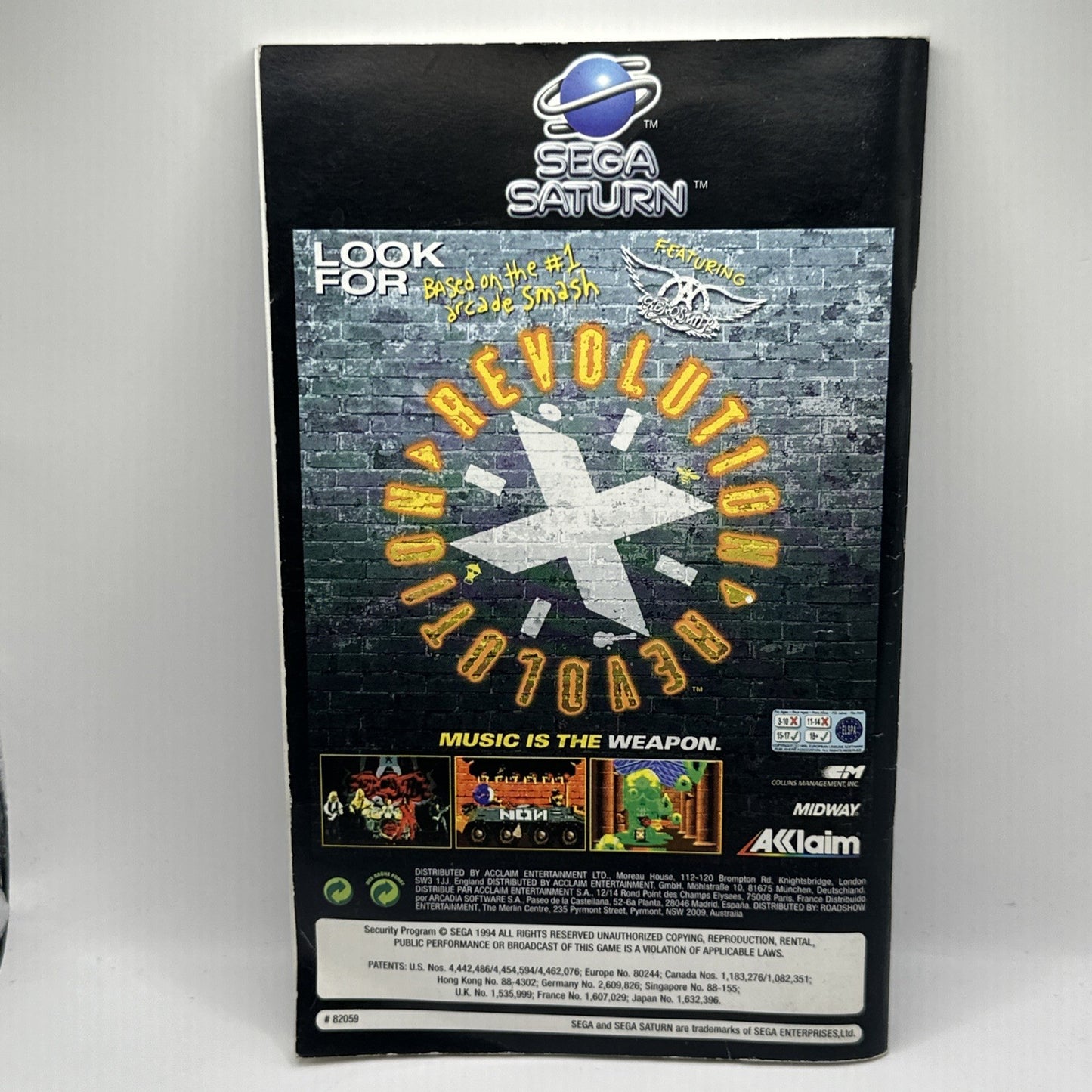 DARIUS GAIDEN • Sega Saturn Game + Manual (1994) PAL • Complete CIB • Acclaim