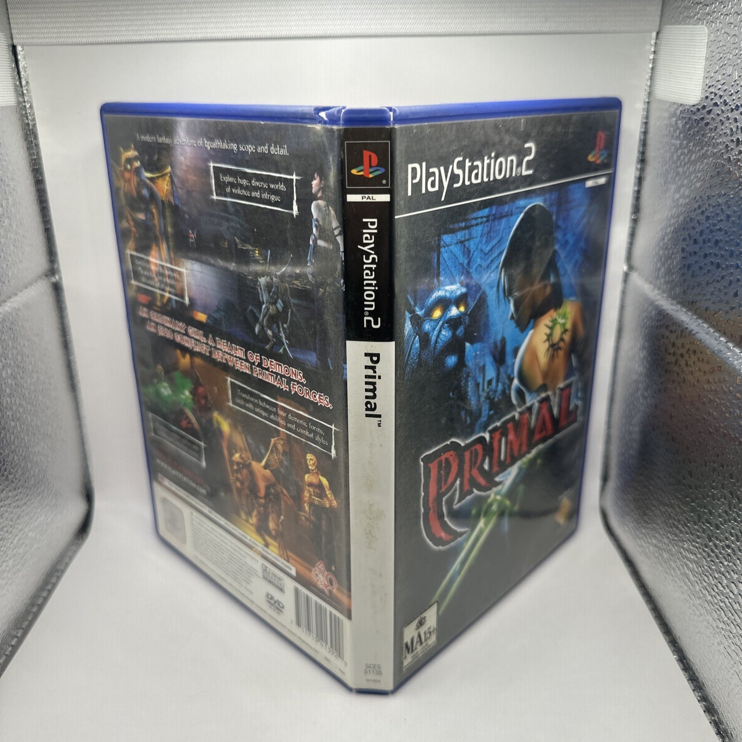 Primal • Sony PlayStation 2 PS2 Game + Manual (2002) PAL • Complete CIB