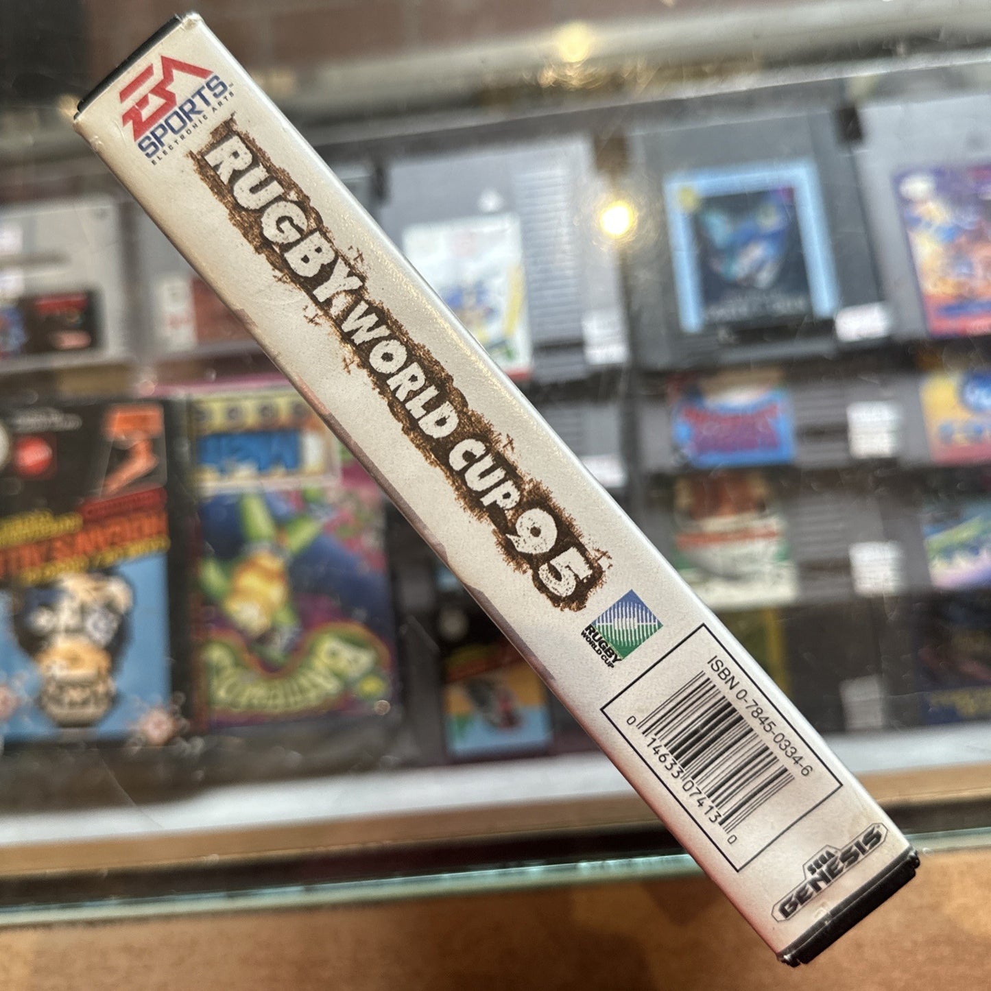 Rugby World Cup 95 • SEGA Genesis / Mega Drive Game + Manual (1995) Complete