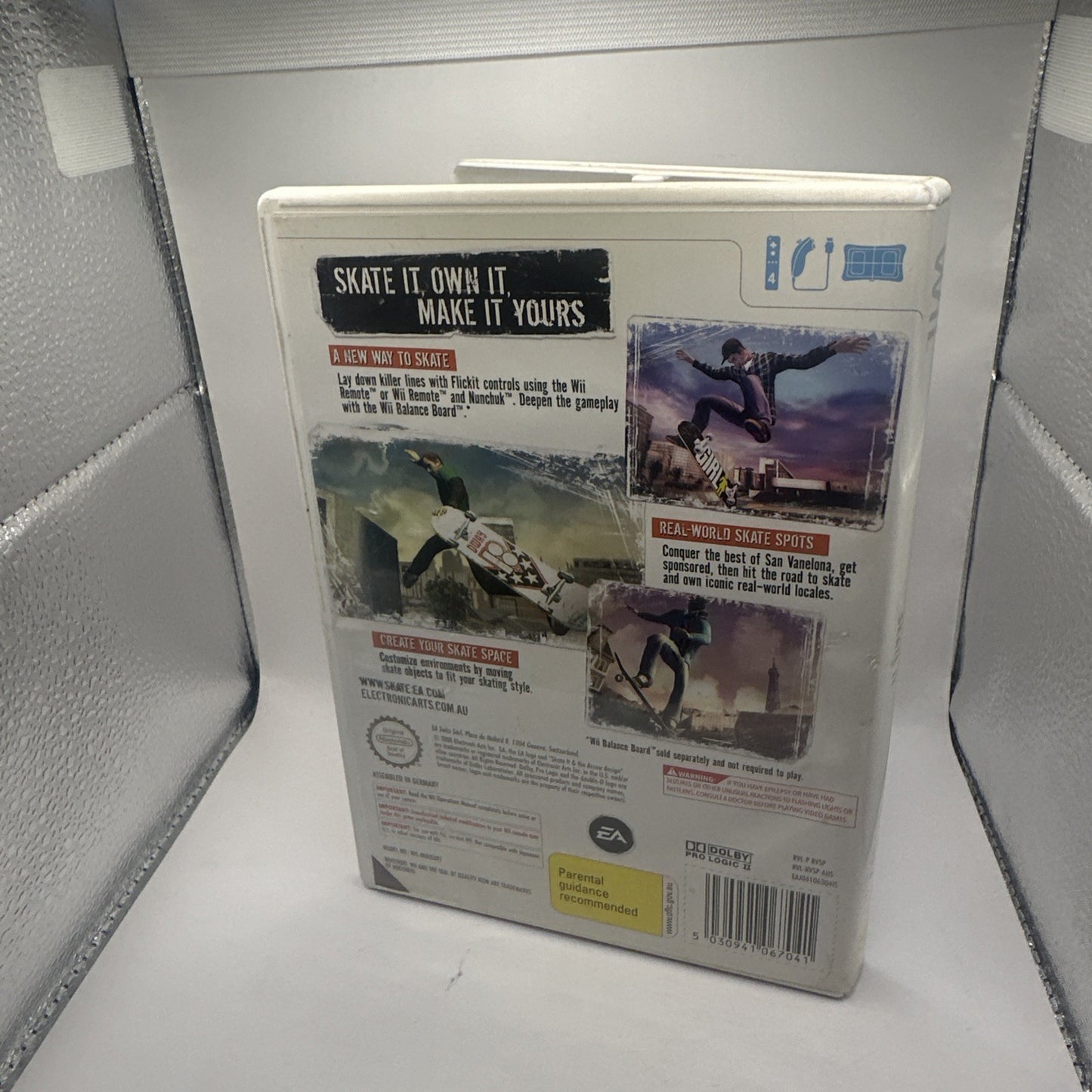 Skate It • Nintendo Wii Game + Manual (2008) AUS PAL • Complete • Skateboarding