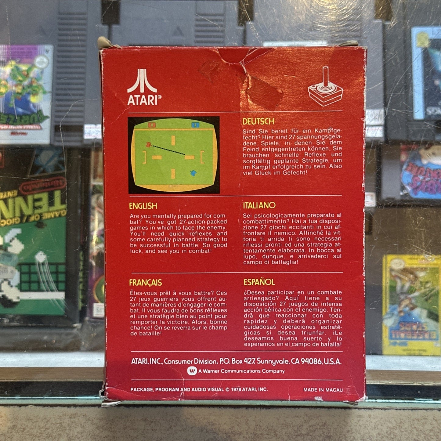 Combat • Atari 2600 Game In Box (1977) PAL • Boxed