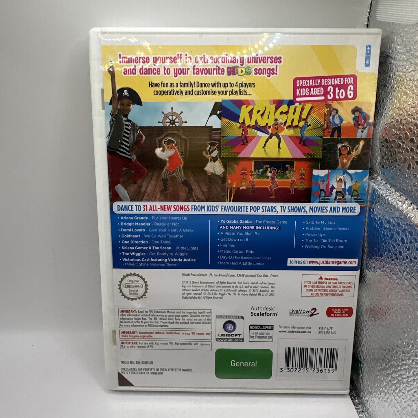 Just Dance Kids 2014 • Nintendo Wii Game + Manual PAL • Ubisoft Dancing Games