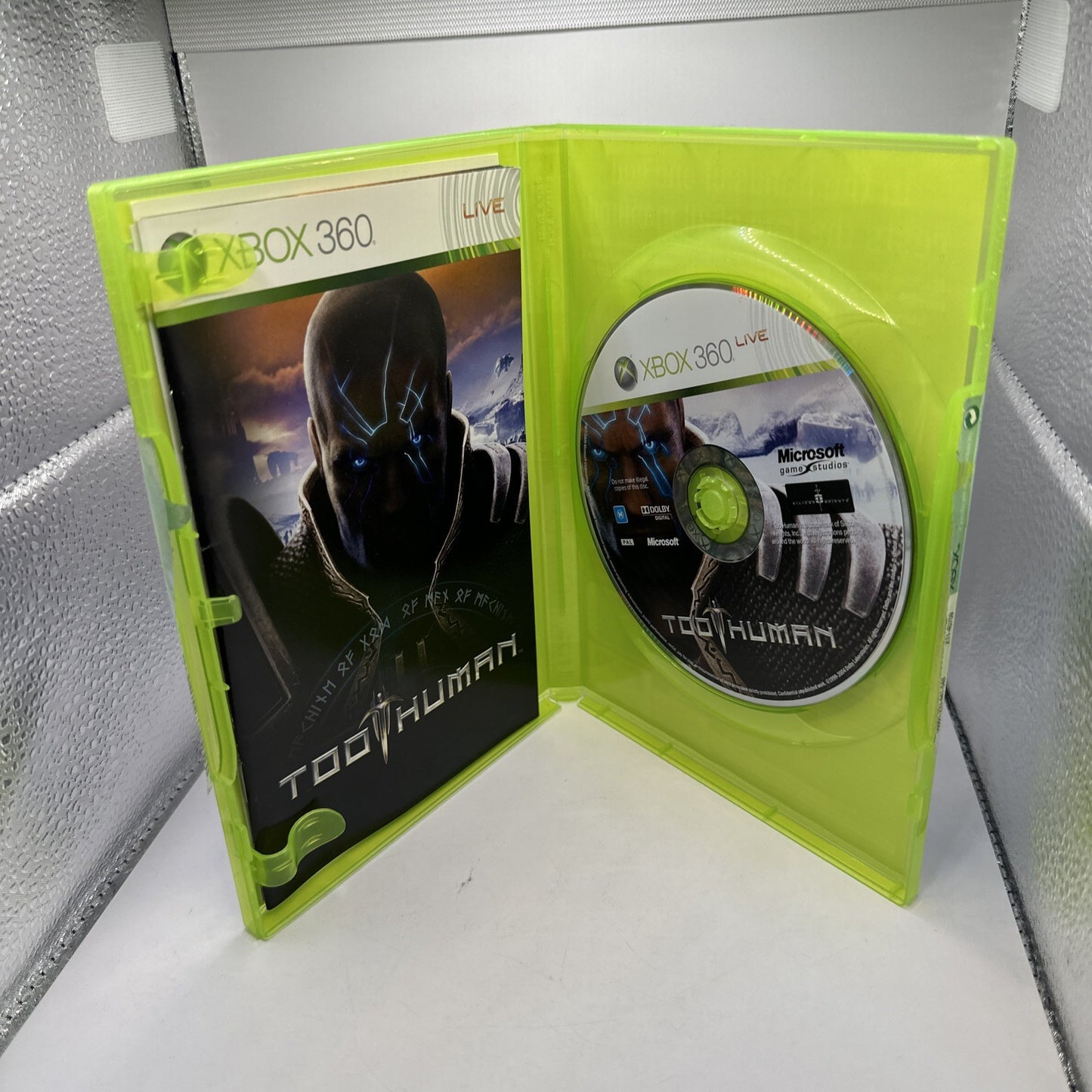 Too Human • Xbox 360 Game + Manual (2008) AUS PAL • Complete CIB