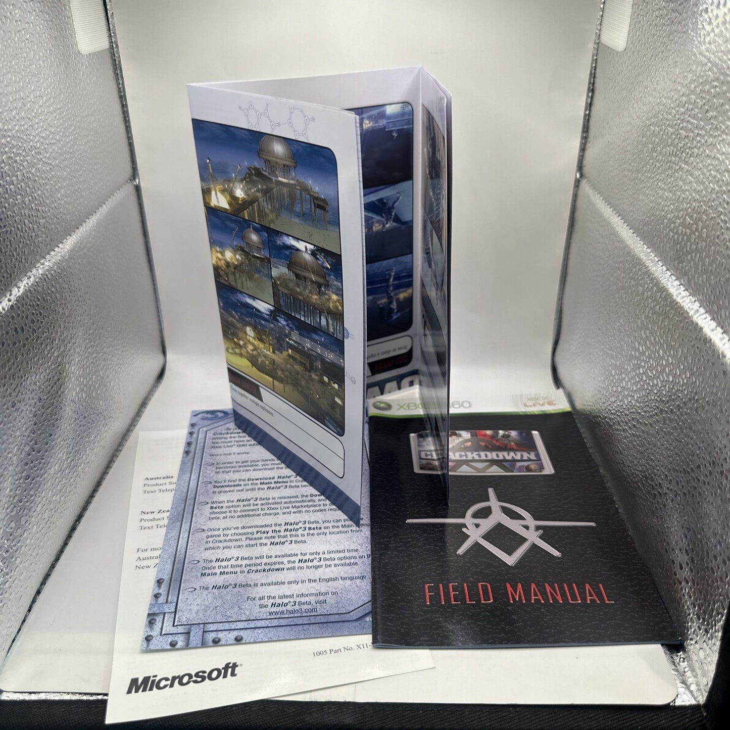 Crackdown • Xbox 360 Game + Poster & Manual (2006) PAL AUS • Complete CIB