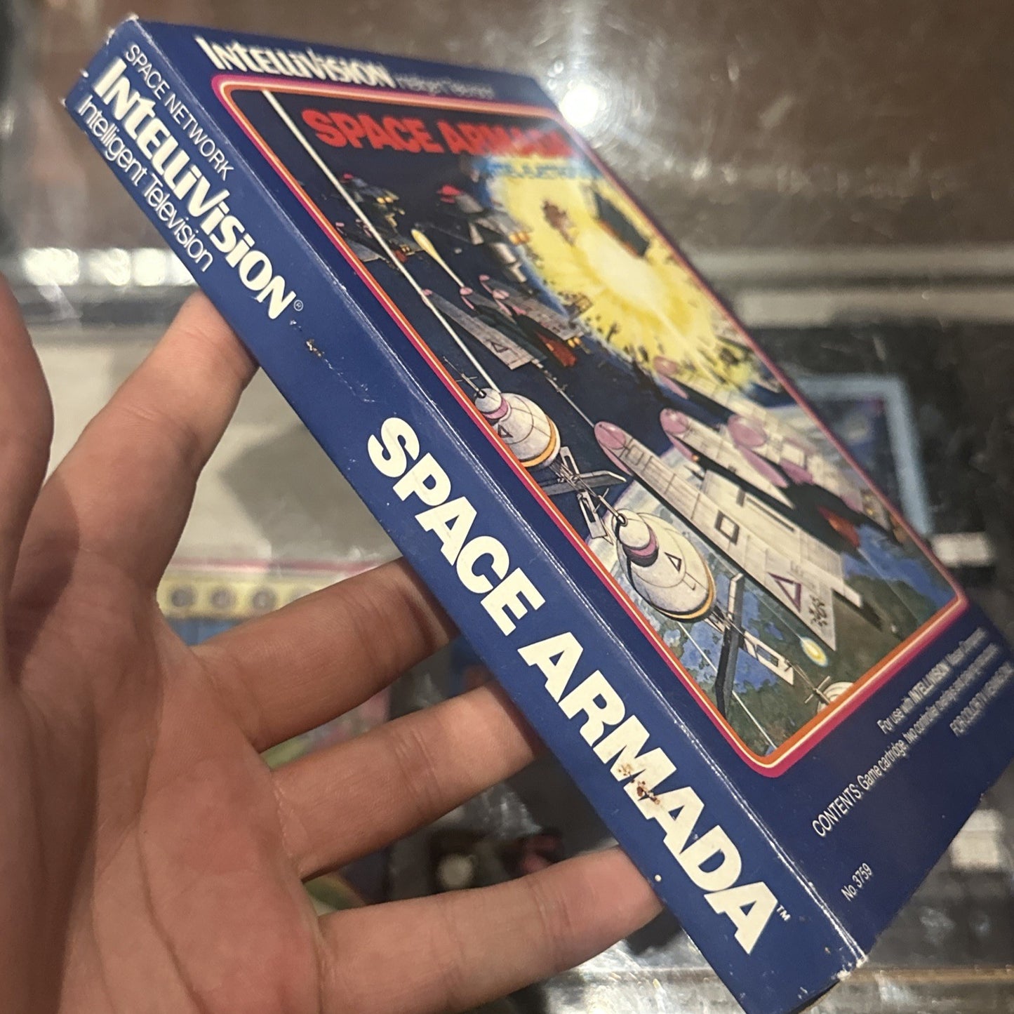 Space Armada • Mattel Intellivision Game + Manual (1981) Complete In Box Boxed