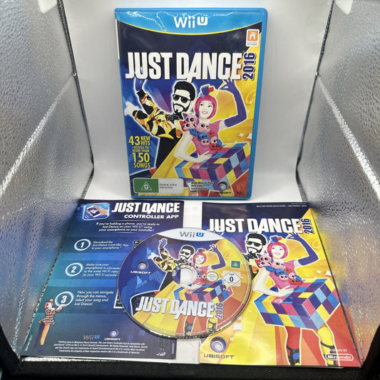 Just Dance 2016 • Nintendo Wii U + Manual (2015) PAL AUS • Complete • Dancing