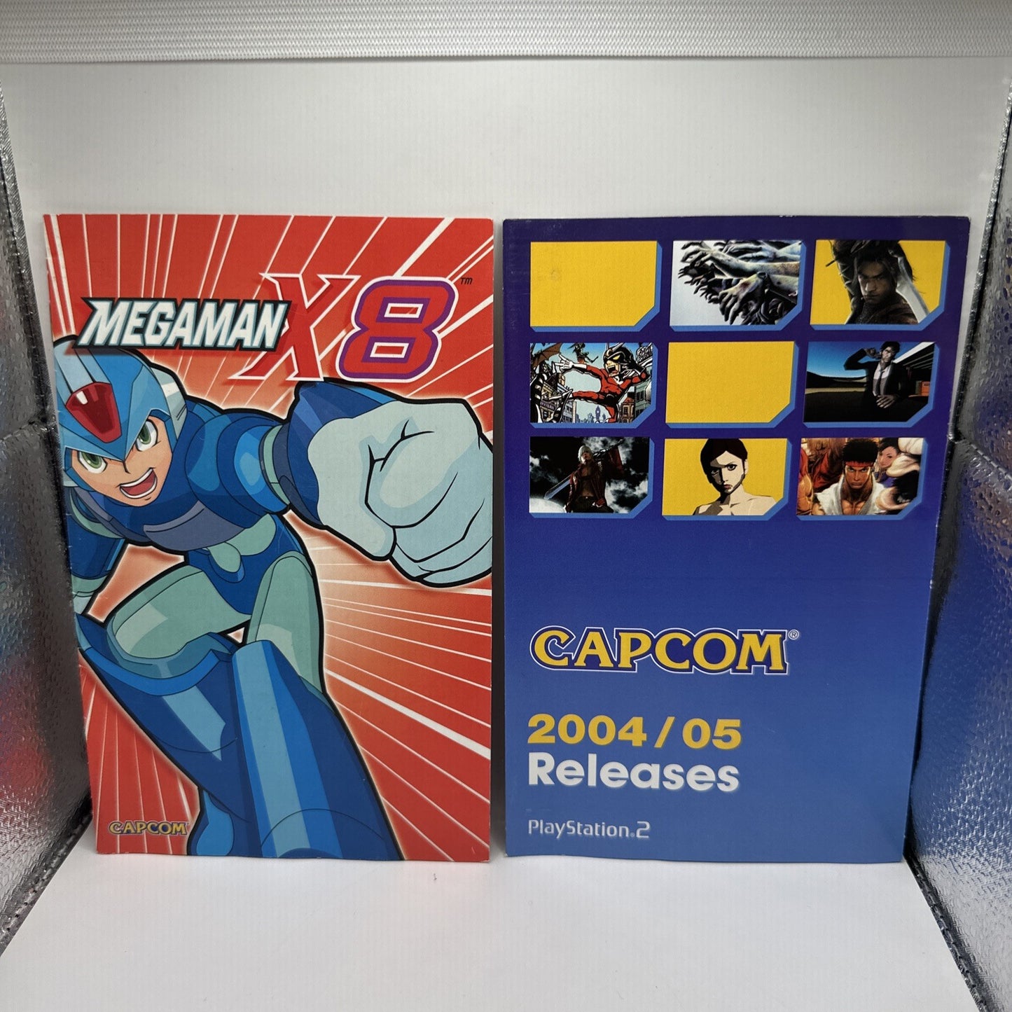Mega Man X8 • Playstation 2 PS2 Game + Manual (2004) PAL • Complete CIB • Capcom
