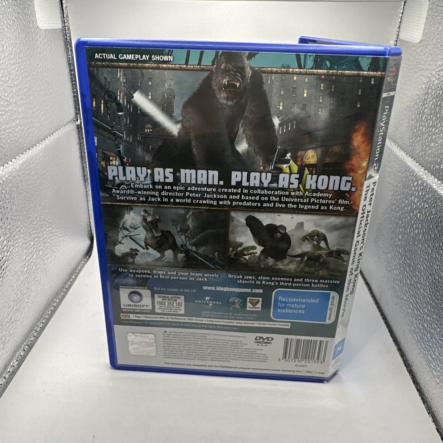 Peter Jackson’s King Kong The Official Game • PlayStation 2 PS2 + Manual (2005)