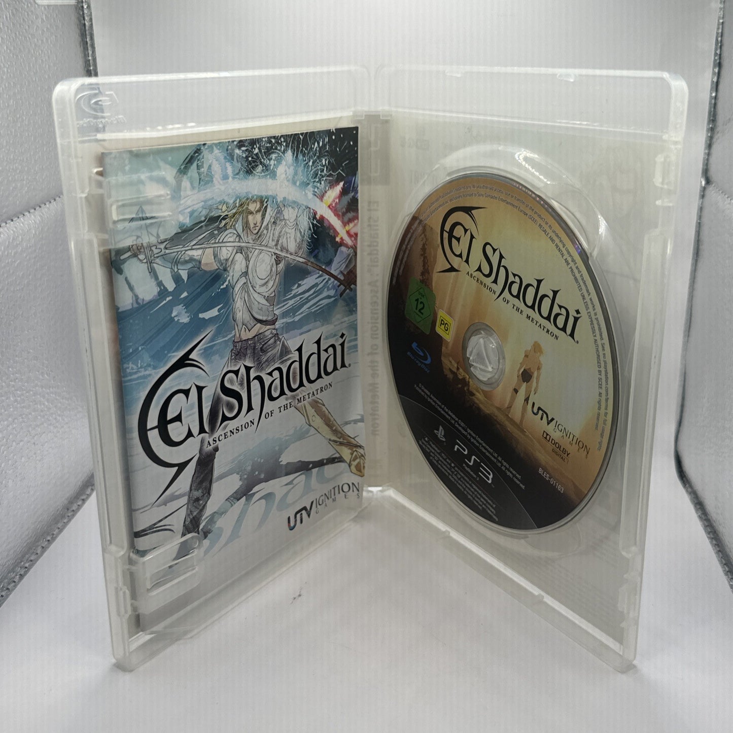 El Shaddai: Ascension of the Metatron • PlayStation 3 PS3 Game + Manual (2011)