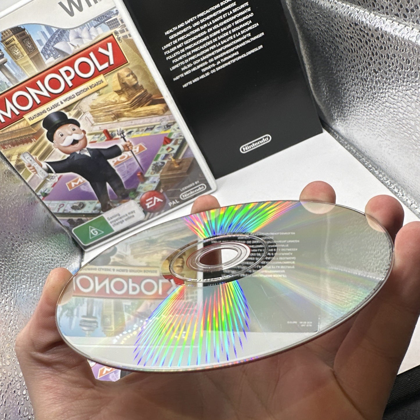 Monopoly • Nintendo Wii Game + Manual (2008) PAL AUS • Hasbro EA • Complete
