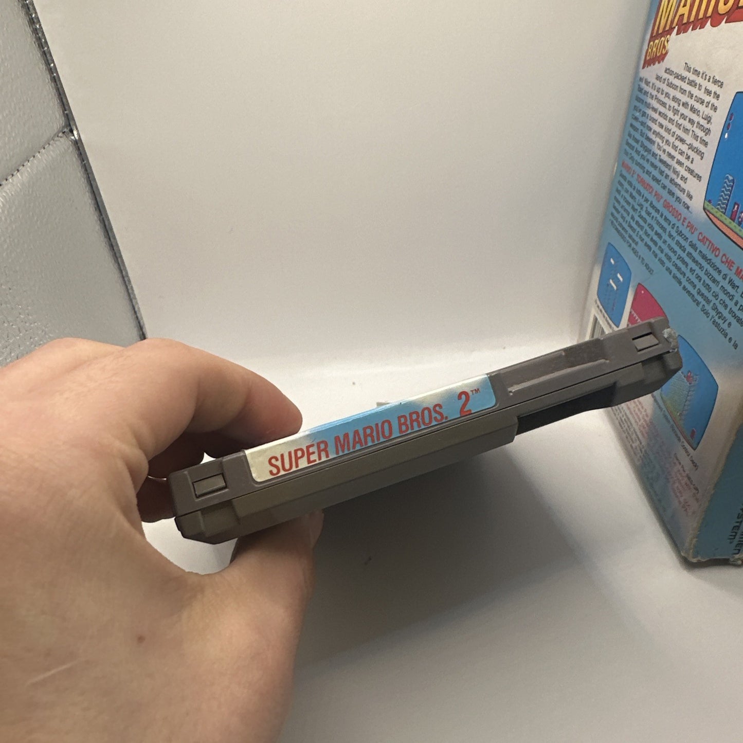 Super Mario Bros 2 • Nintendo NES Game + Box (1989) PAL • Boxed