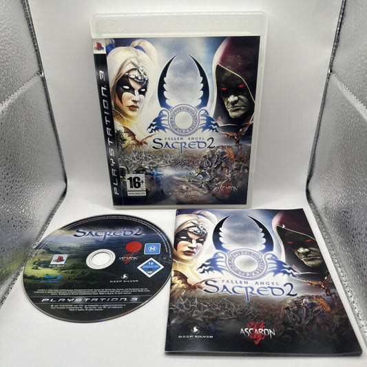Sacred 2: Fallen Angel • PlayStation 3 PS3 Game + Manual (2008) Complete CIB