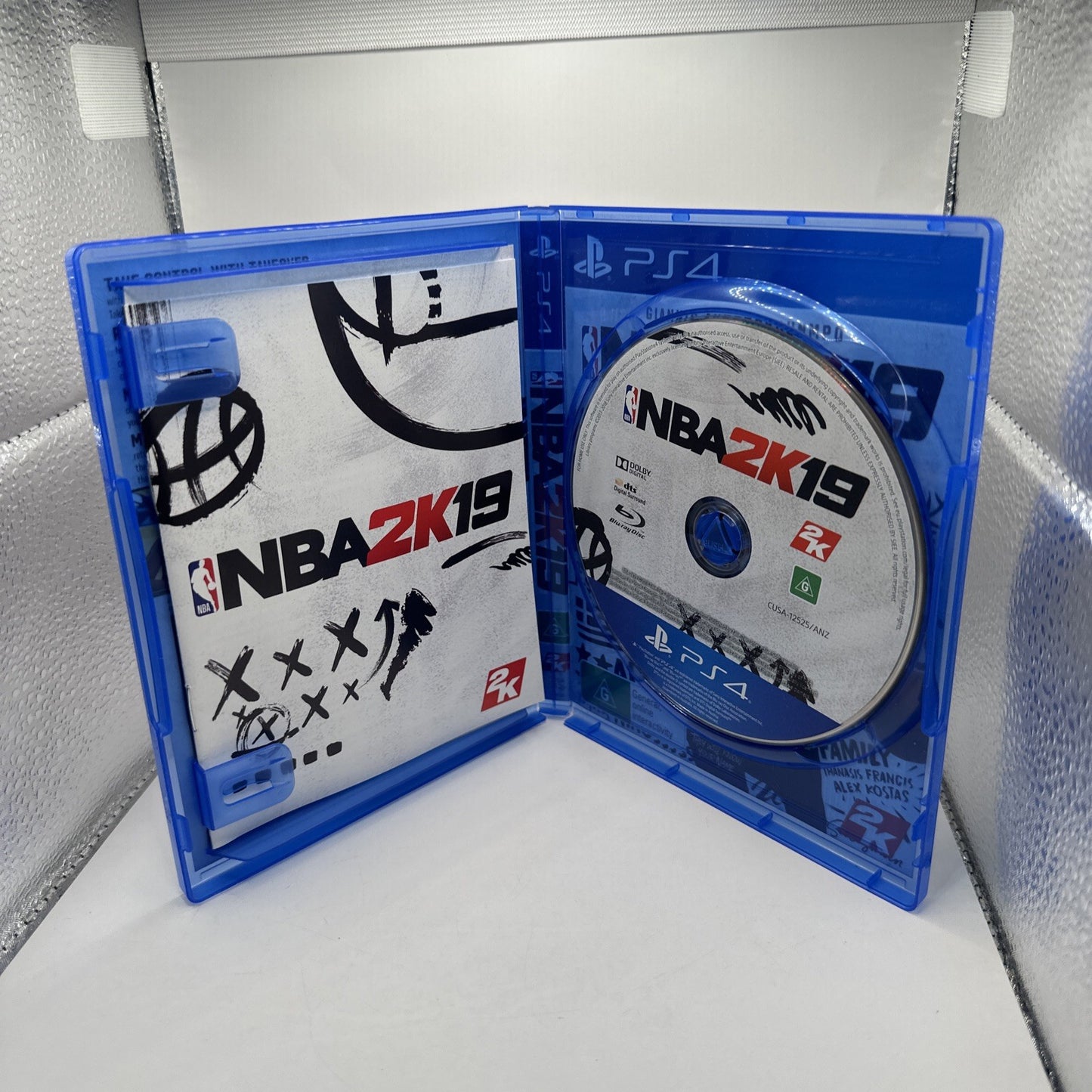 NBA 2K19 • PlayStation 4 PS4 Game + Manual • Complete CIB • 2K 2019 Basketball