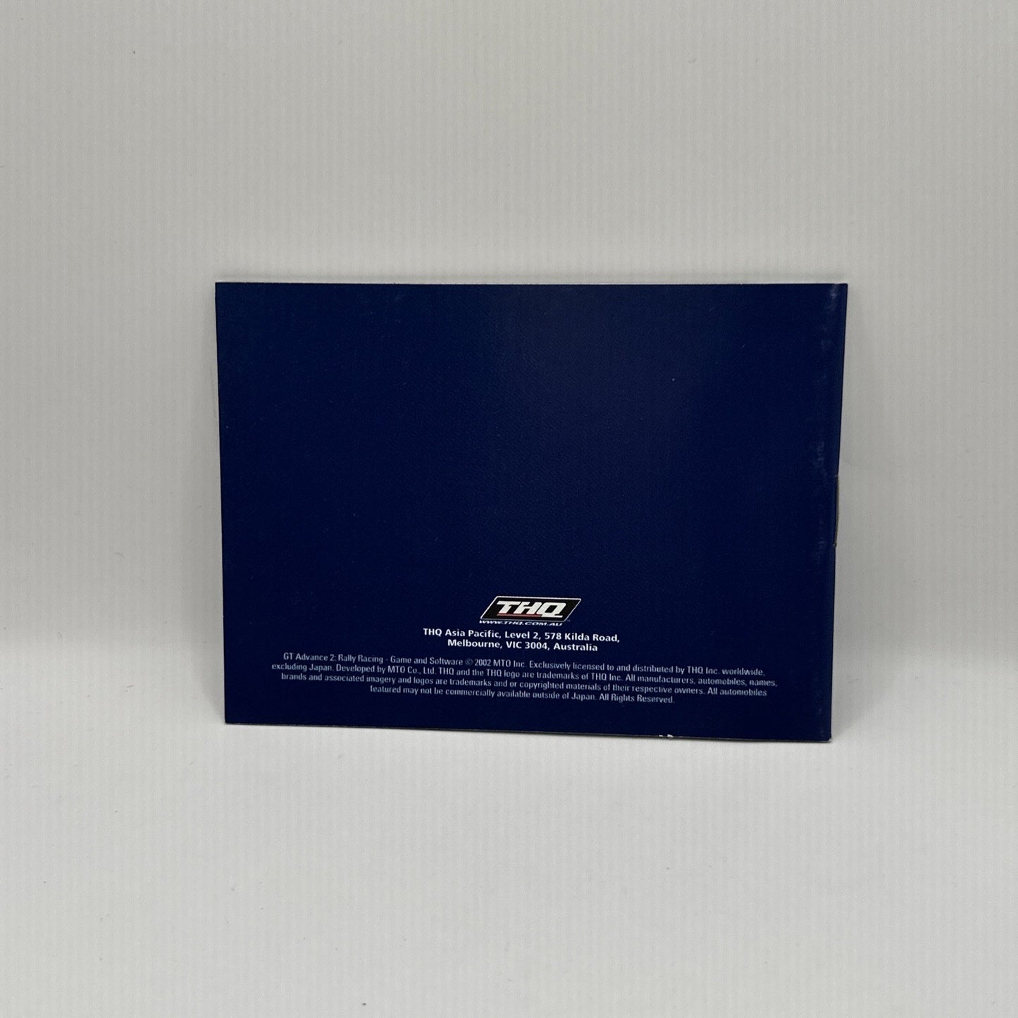 GT Advance 2: Rally Racing • Game Boy Advance GBA (2002) THQ Boxed Complete AUS