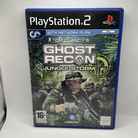Tom Clancy’s Ghost Recon: Jungle Storm • PlayStation 2 PS2 Game (2004) Ubisoft