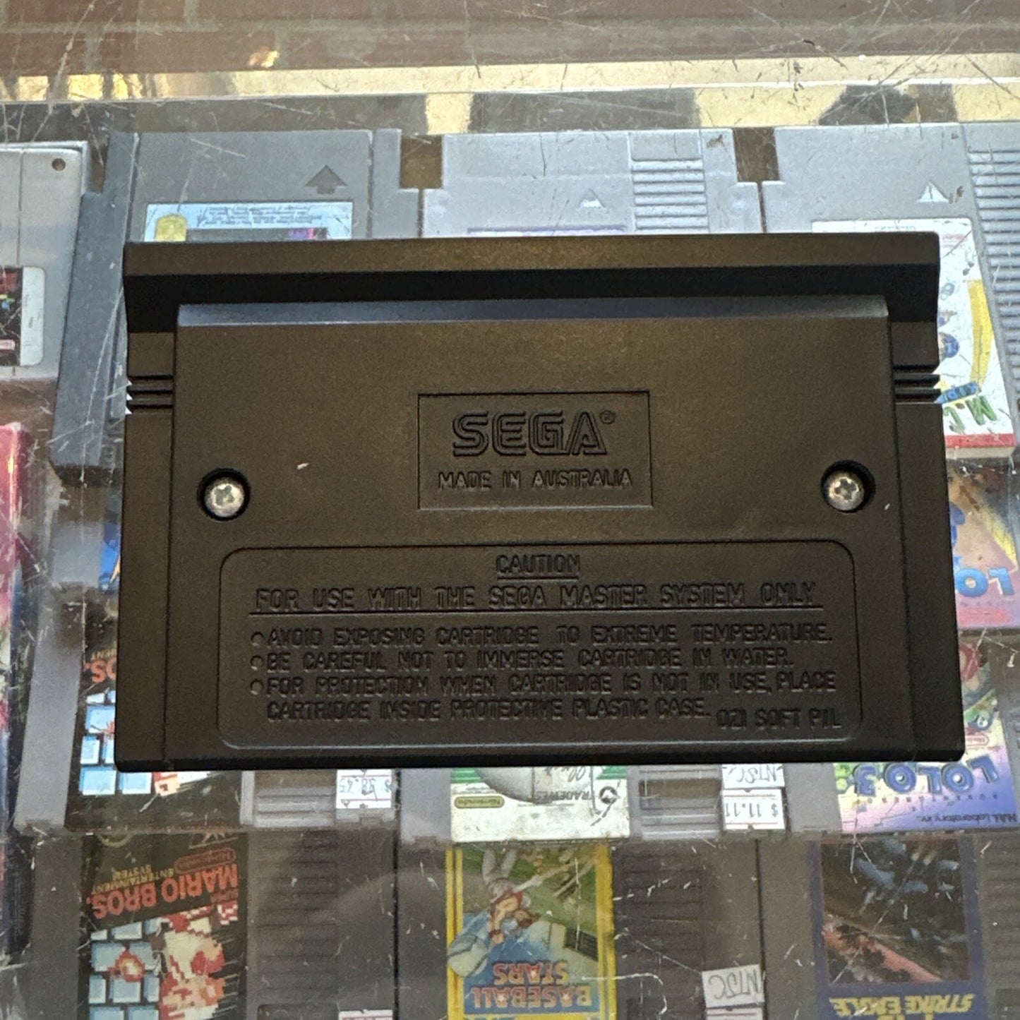 Chuck Rock • SEGA Master System Game In Box (1992) Boxed • PAL