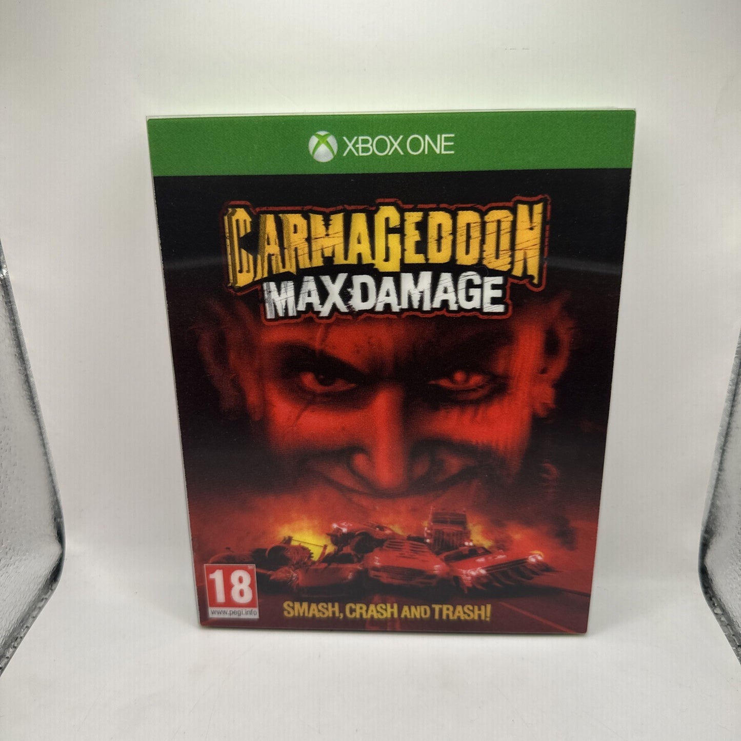 Carmageddon Max Damage • Xbox One Game (2016) With Lenticular Slip Cover