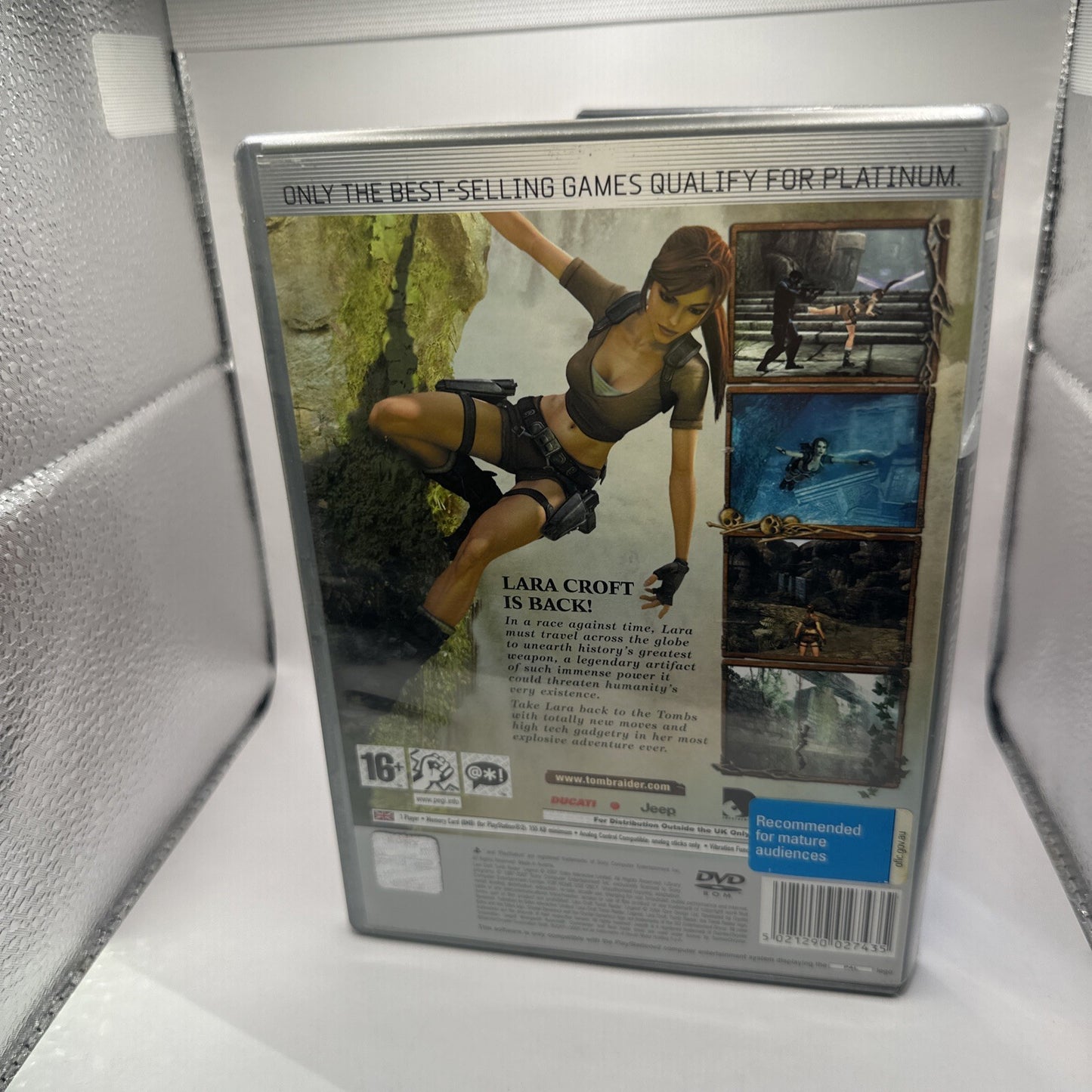 Lara Croft Tomb Raider Legend • PlayStation 2 PS2 Game + Manual (2006) Complete